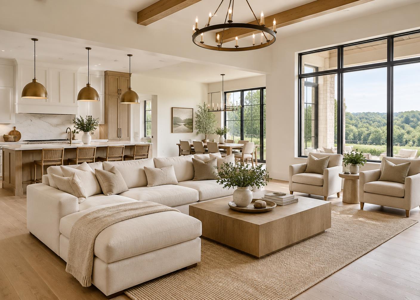 Interior of a new home in a Hutto master-planned community